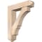 Ekena Millwork Balboa Arts and Crafts Smooth Bracket w/ Offset Brace, Douglas Fir, 7 1/2"W x 32"D x 38"H BKT0806X32X38BOA03SDF - alternate 1
